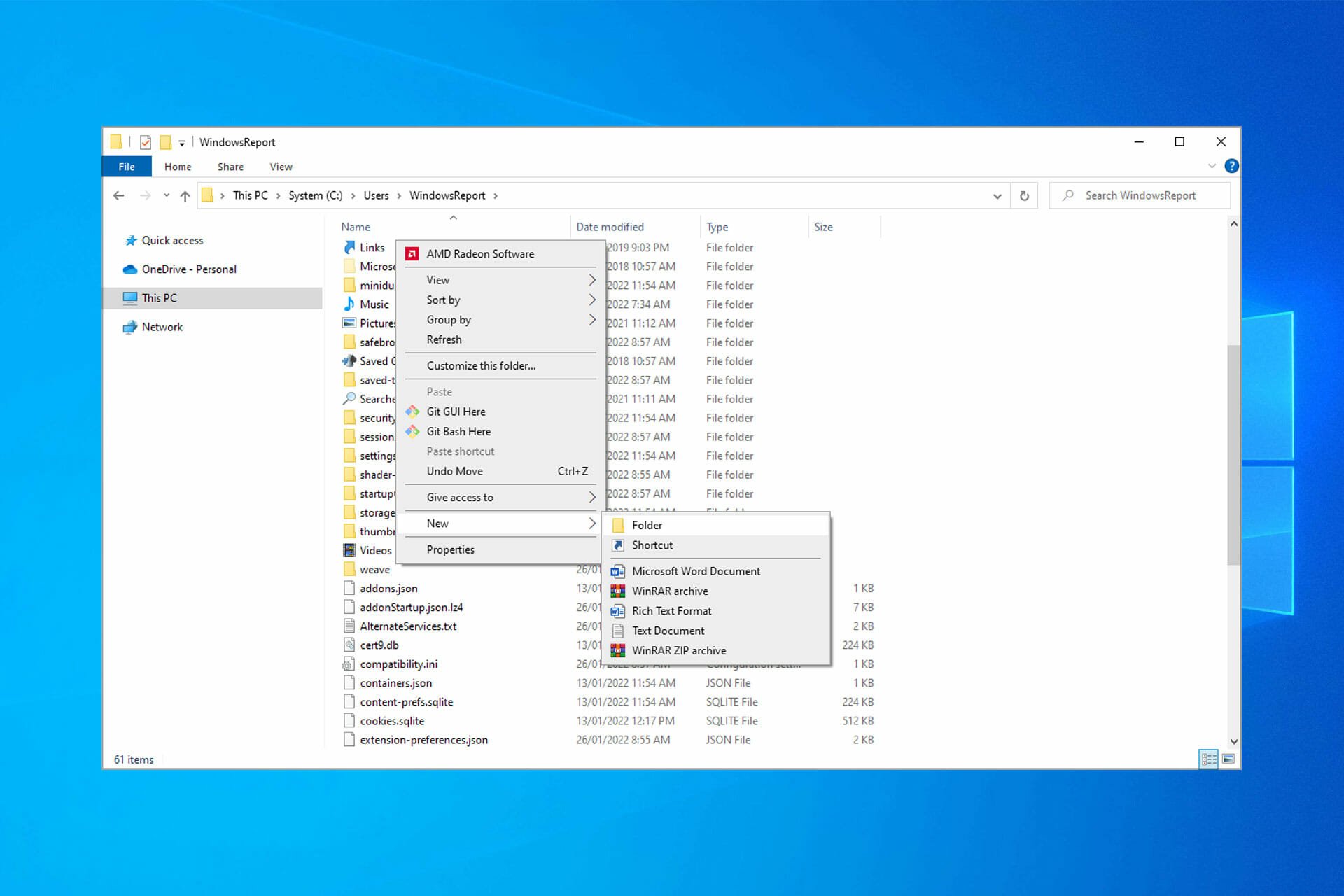 Correction: Impossible de créer un nouveau dossier dans Windows [Option indisponible]