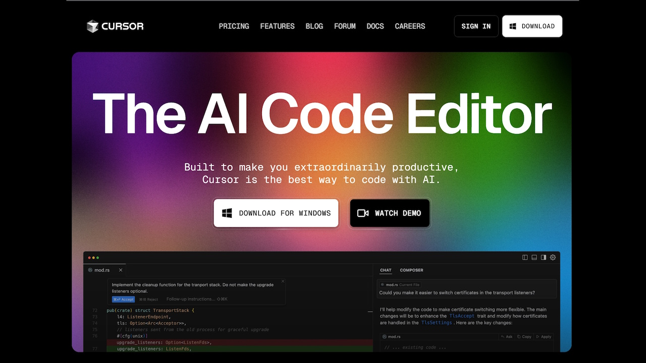 Cursor lance une nouvelle application Web, prend des agents de codage AI au-delà des IDE