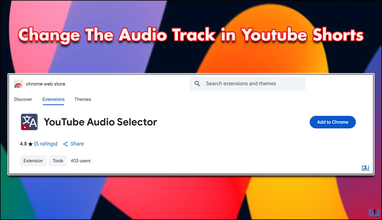 Comment changer la langue de piste audio en short YouTube