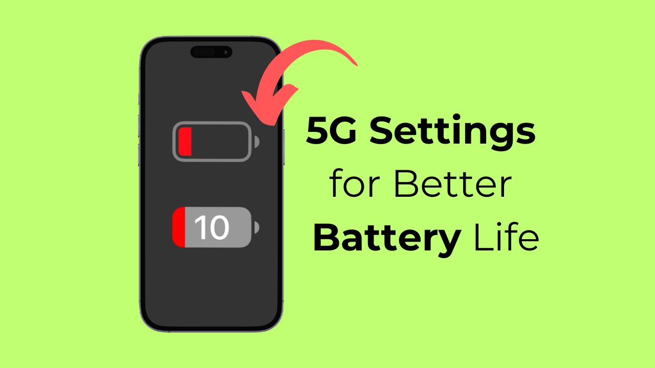Comment changer vos paramètres iPhone 5G pour une meilleure autonomie de batterie