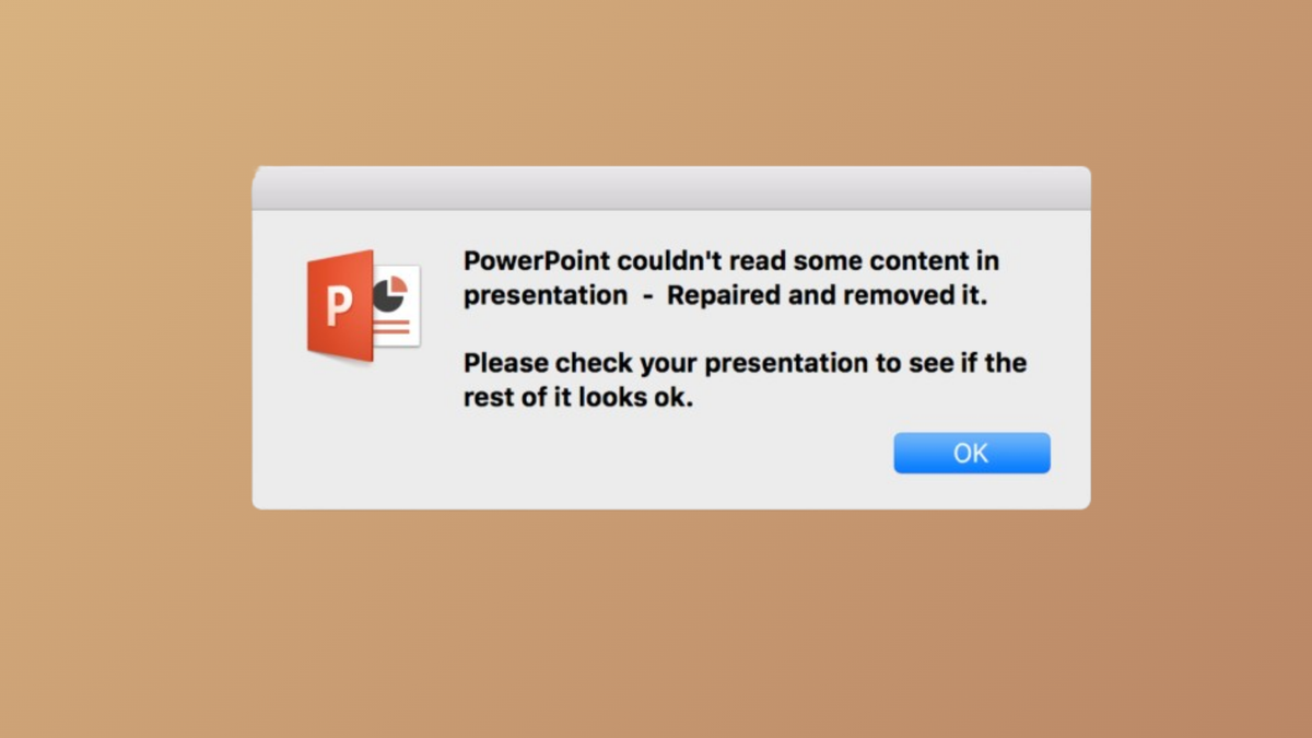 Comment corriger PowerPoint n'a pas pu lire une erreur de contenu