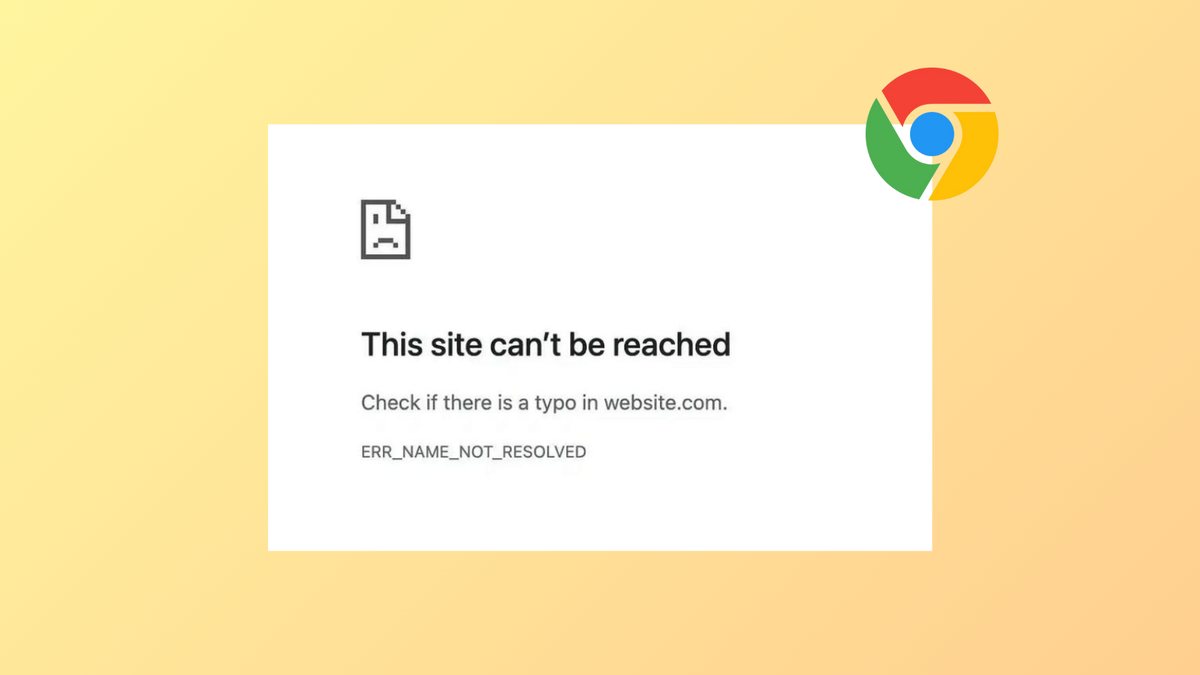 Comment corriger le code d'erreur 105 err_name_not_resolved dans chrome