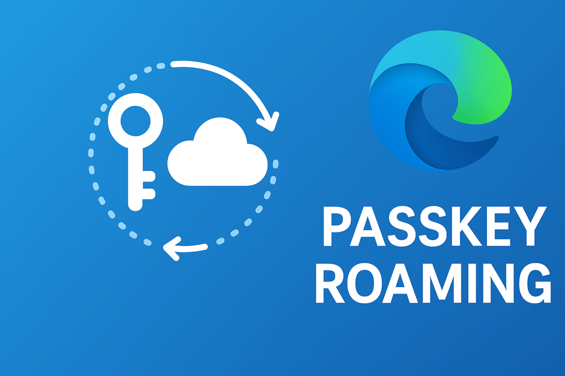 Expériences Microsoft Edge avec des contrôles d'itinérance et de synchronisation de Passkey