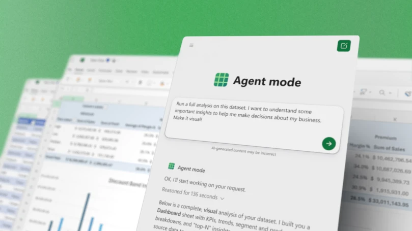 Microsoft apporte 'ambiance Working' dans Word &amp; Excel avec le lancement du mode agent