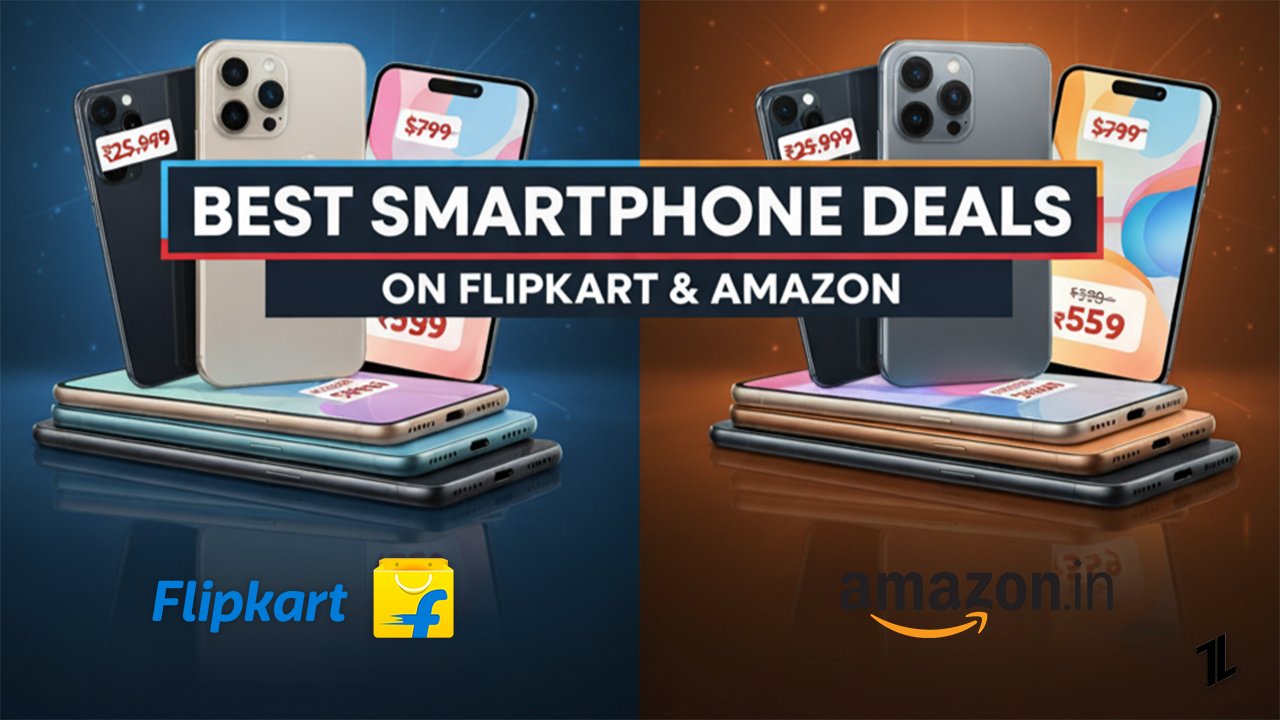 Meilleures offres de smartphone sur Flipkart BBD &amp; Amazon GIF Sale 2025