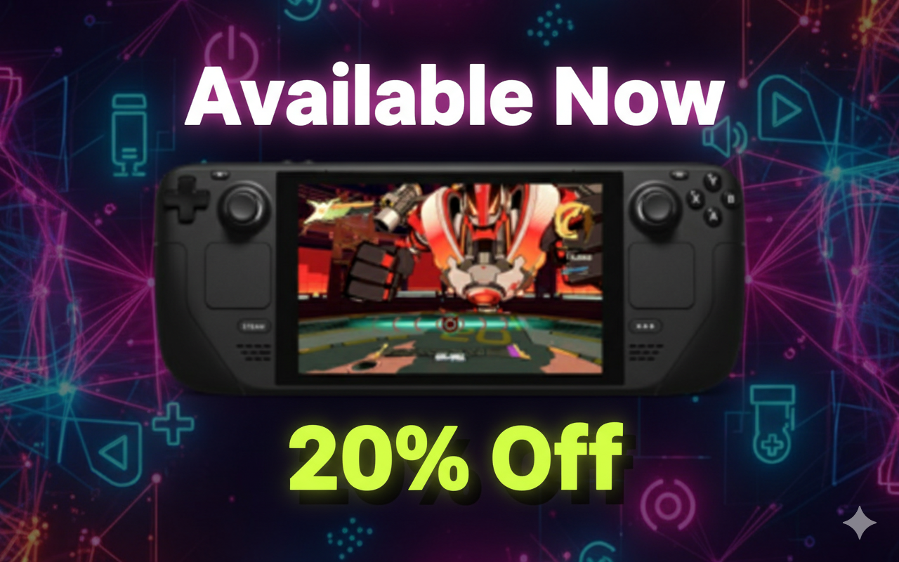 L'écran LCD Steam Deck est de 20% de réduction en ce moment; Saisissez-le avant le début de la vente d'automne