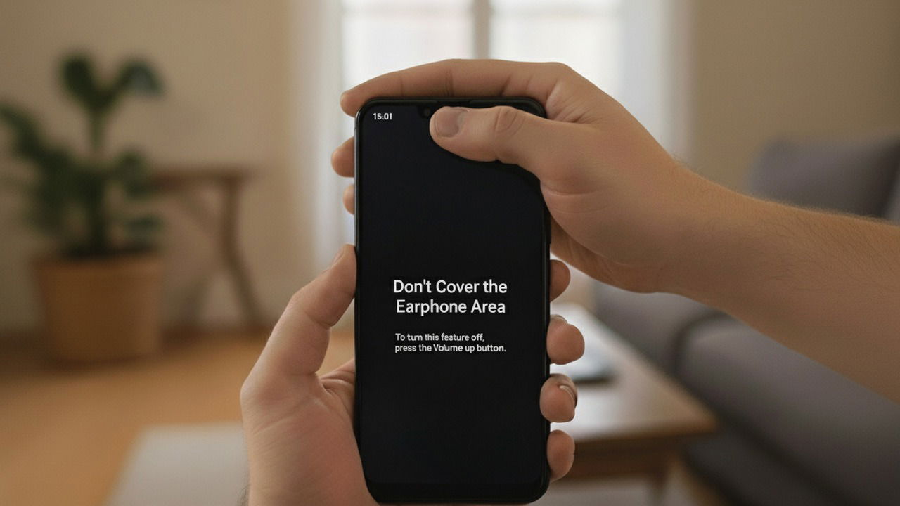 Comment corriger le message «Ne couvrez pas la zone des écouteurs» sur Android