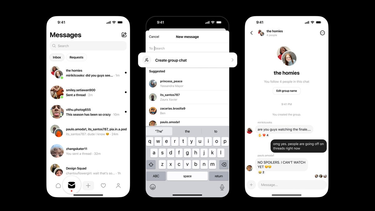 Meta prend un autre tournant chez X avec de nouvelles discussions de groupe Threads