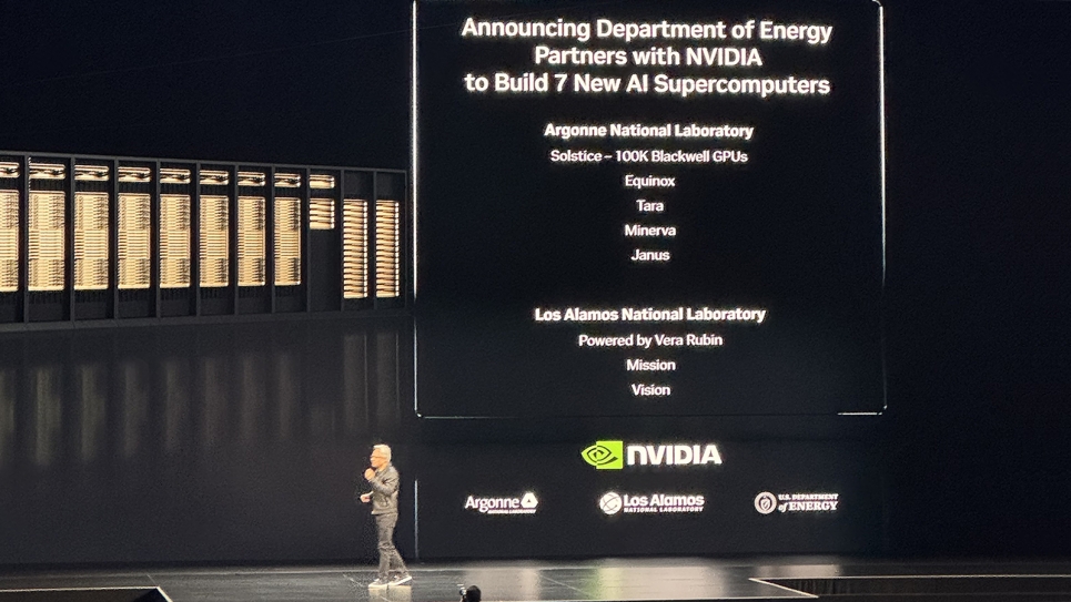NVIDIA et Oracle vont construire le plus grand supercalculateur d'IA du ministère américain de l'Énergie pour la découverte scientifique