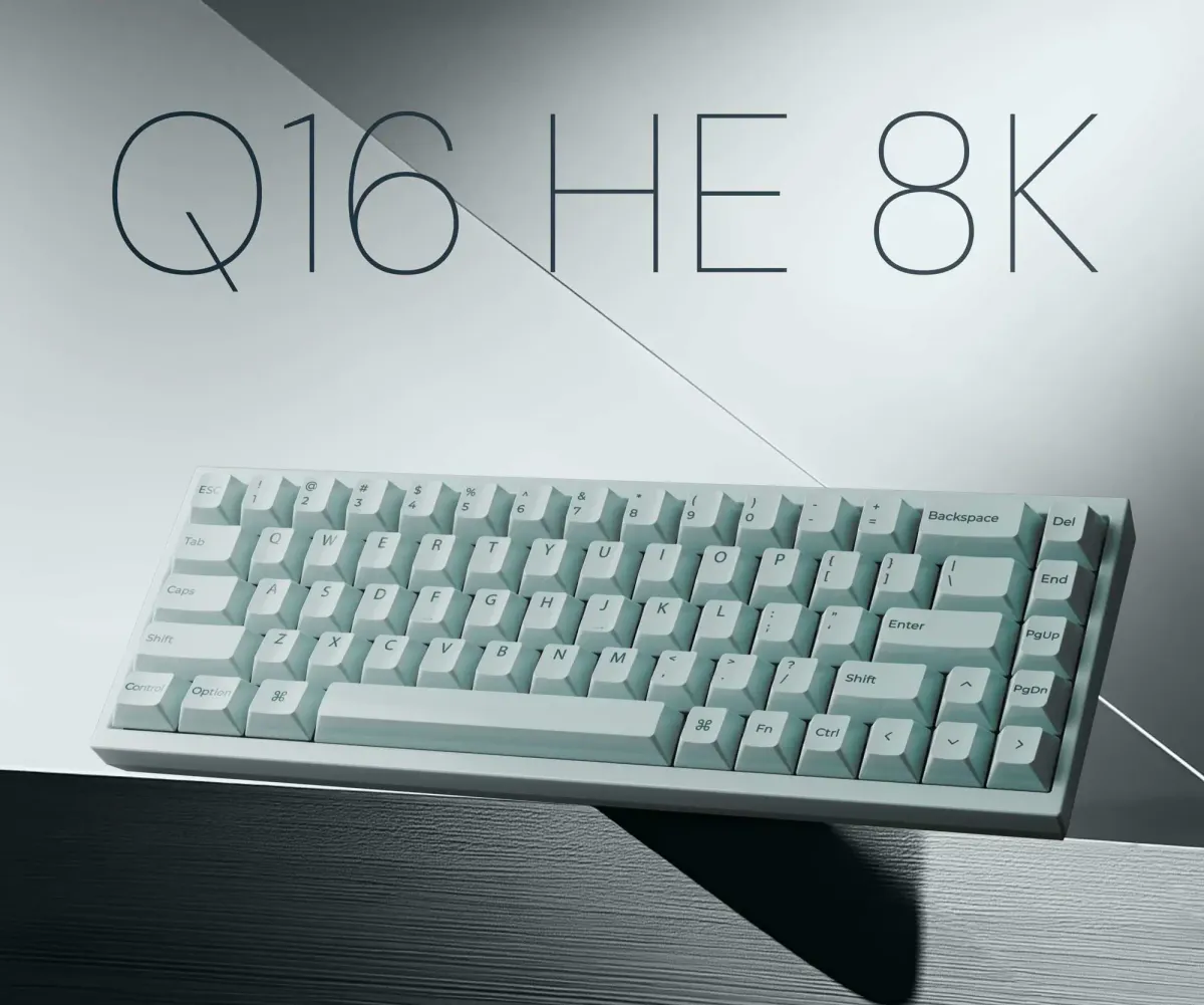 Keychron's Q16 He 8K fait l'histoire en tant que premier clavier de jeu en céramique complète