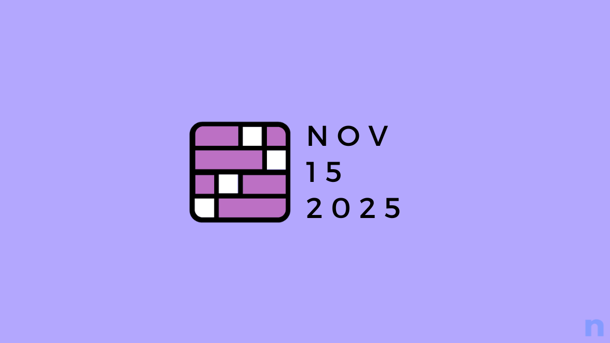 NYT Connections : 15 novembre 2025, conseils et réponses !