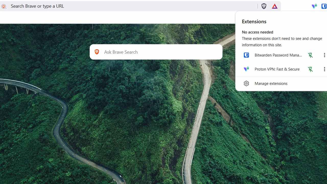 Brave Browser + ProtonVPN + Bitwarden est mon meilleur combo de confidentialité pour ordinateur de bureau