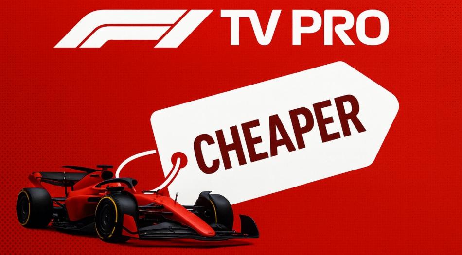F1 TV Pro moins cher (seulement 32,99 $ par an)