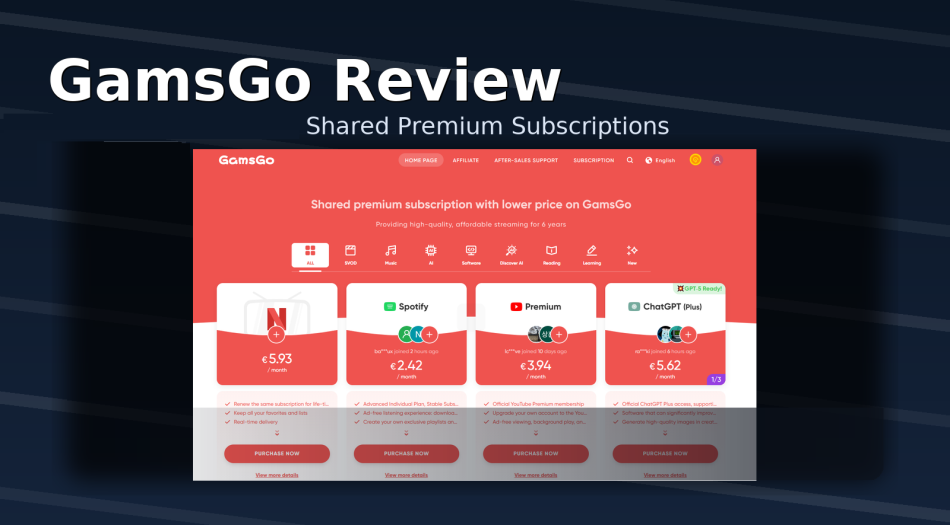 Gamsgo Review avec deux ans d'expérience personnelle